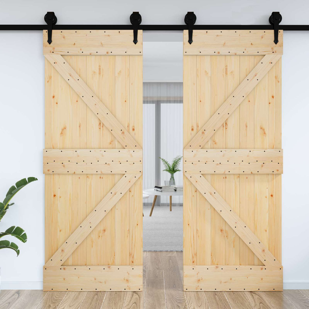Dveře Narvik Přírodní 70 X 210 Cm Masivní Borové Dřevo