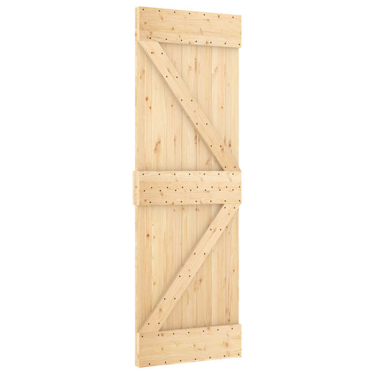 Dveře Narvik Přírodní 70 X 210 Cm Masivní Borové Dřevo