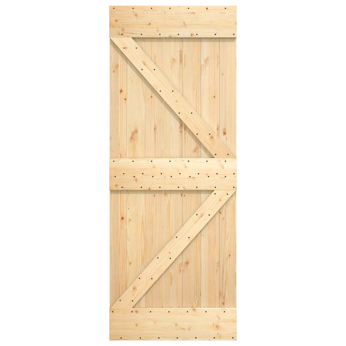 Dveře Narvik Přírodní 70 X 210 Cm Masivní Borové Dřevo
