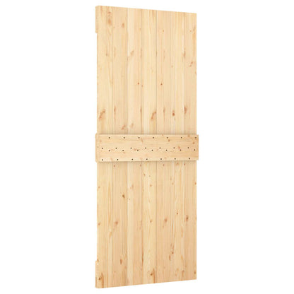 Dveře Narvik Přírodní 85 X 210 Cm Masivní Borové Dřevo