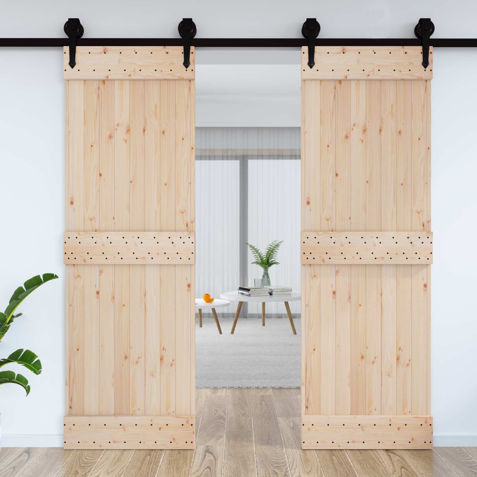 Dveře Narvik Přírodní 70 X 210 Cm Masivní Borové Dřevo