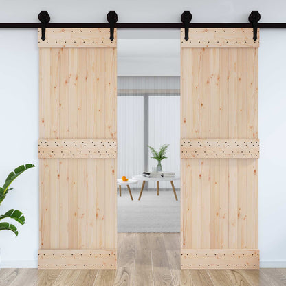 Dveře Narvik Přírodní 70 X 210 Cm Masivní Borové Dřevo