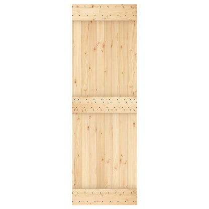 Dveře Narvik Přírodní 70 X 210 Cm Masivní Borové Dřevo