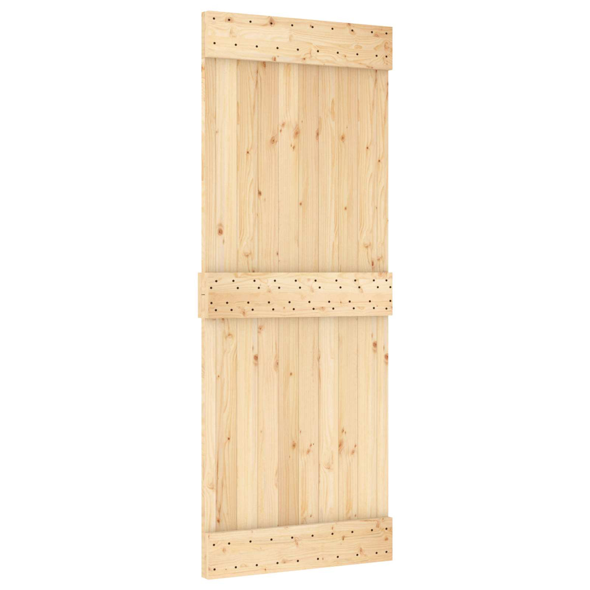 Dveře Narvik Přírodní 80 X 210 Cm Masivní Borové Dřevo