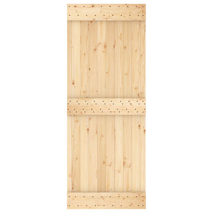 Dveře Narvik Přírodní 80 X 210 Cm Masivní Borové Dřevo