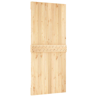 Dveře Narvik Přírodní 90 X 210 Cm Masivní Borové Dřevo