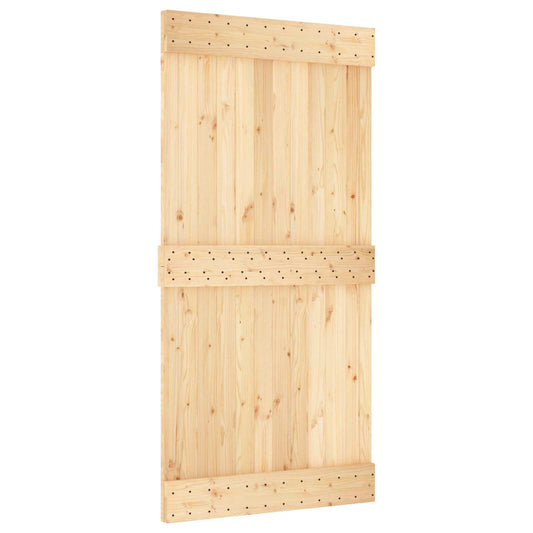 Dveře Narvik Přírodní 100 X 210 Cm Masivní Borové Dřevo