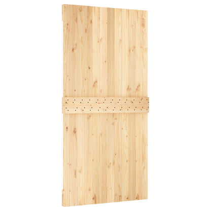 Dveře Narvik Přírodní 100 X 210 Cm Masivní Borové Dřevo