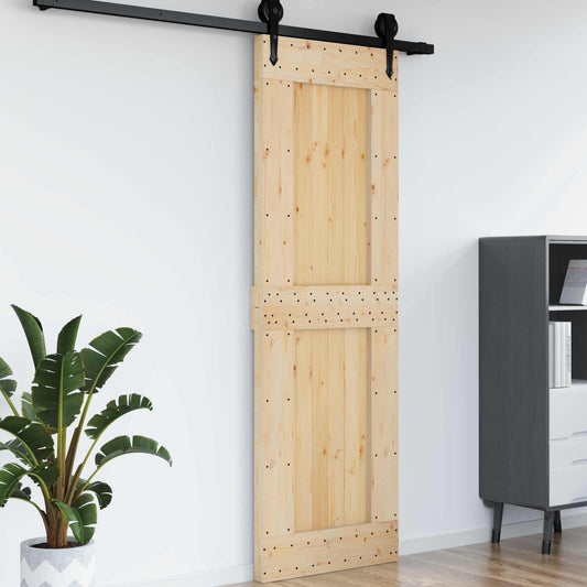 Dveře Narvik Přírodní 70 X 210 Cm Masivní Borové Dřevo