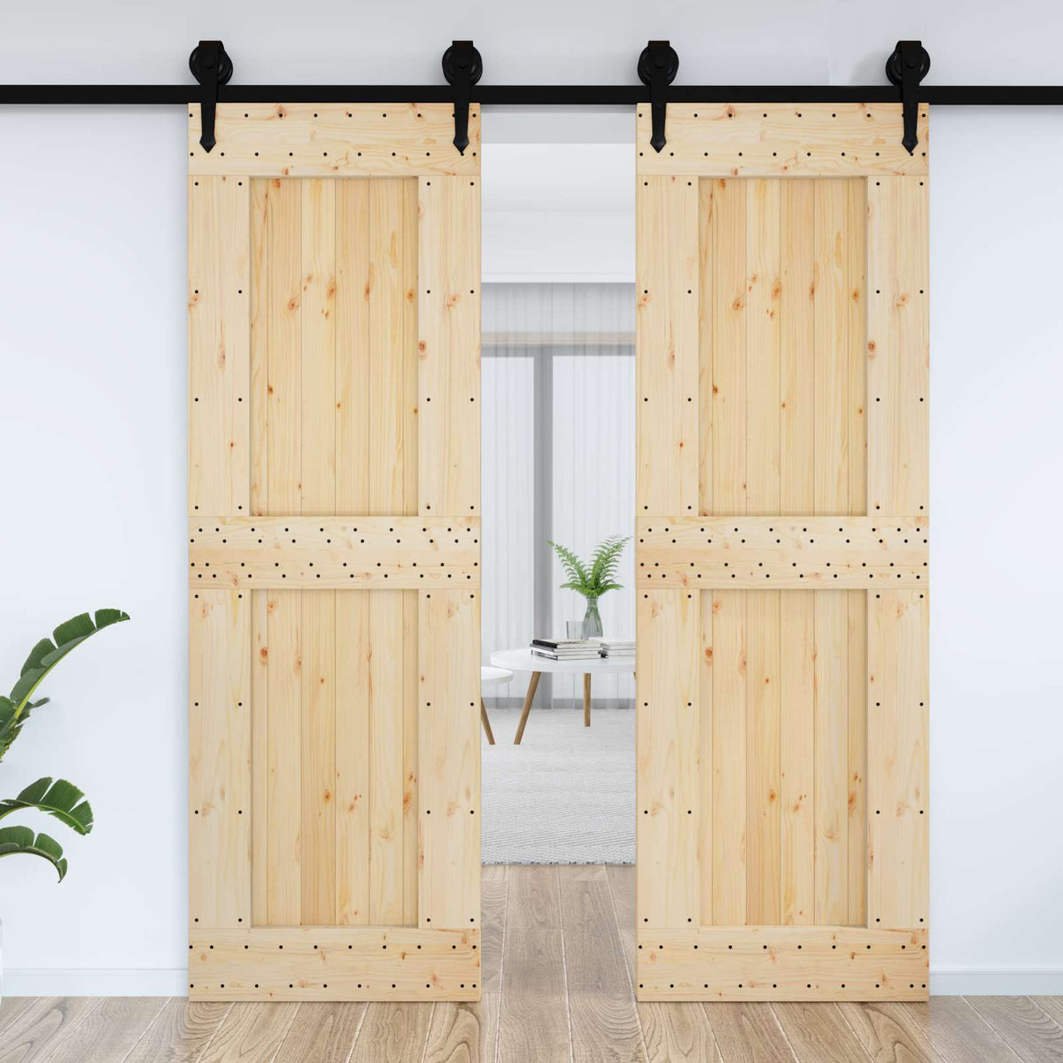 Dveře Narvik Přírodní 70 X 210 Cm Masivní Borové Dřevo