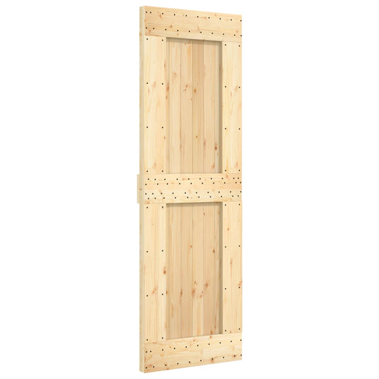 Dveře Narvik Přírodní 70 X 210 Cm Masivní Borové Dřevo