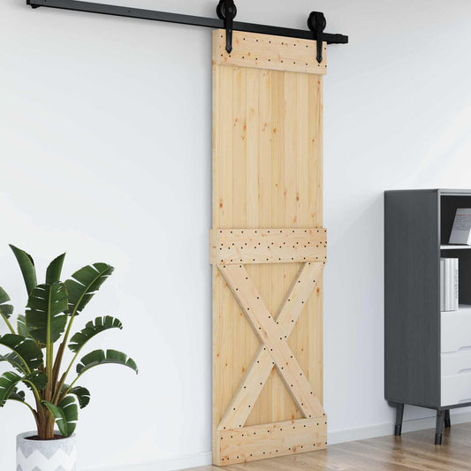 Dveře Narvik Přírodní 70 X 210 Cm Masivní Borové Dřevo