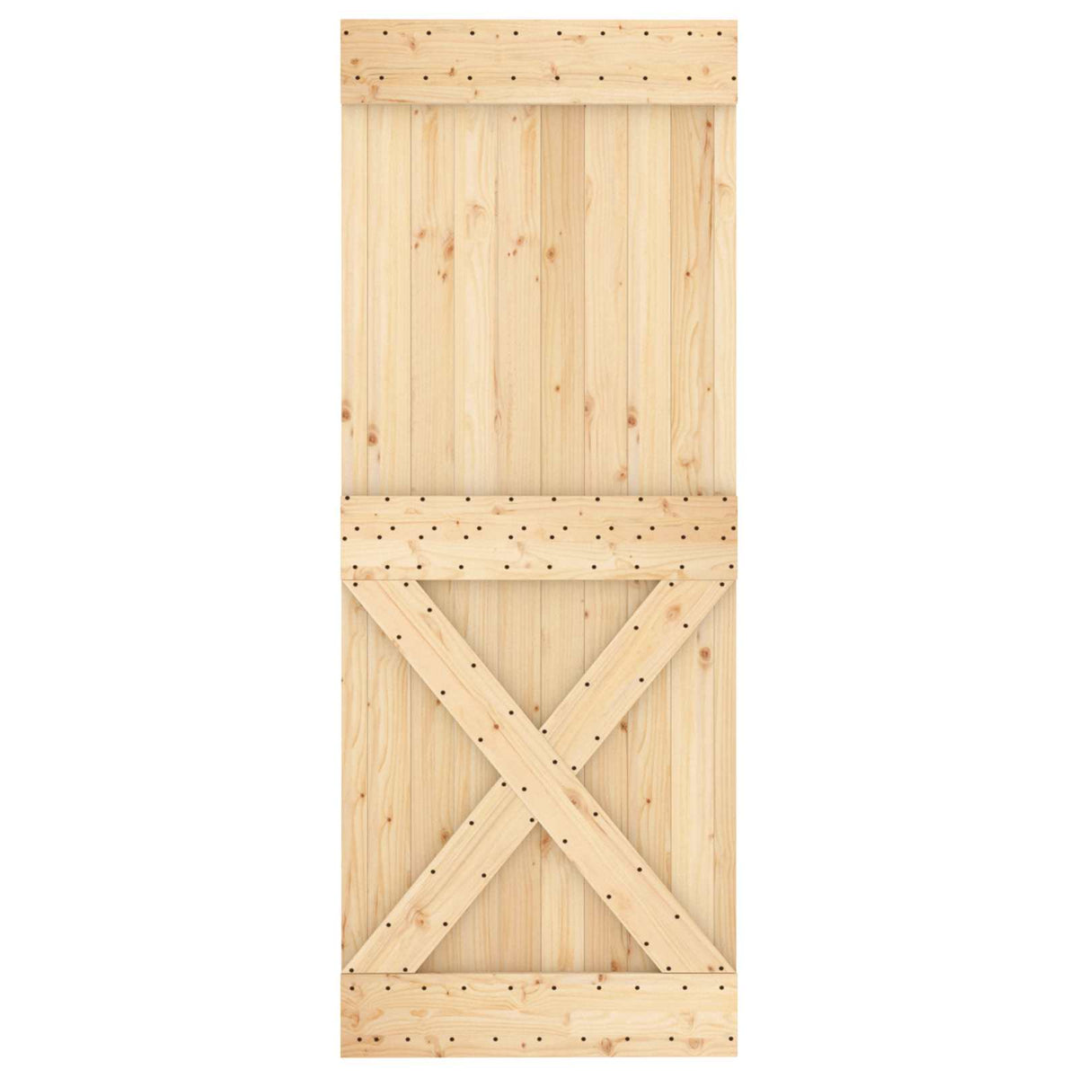 Dveře Narvik Přírodní 80 X 210 Cm Masivní Borové Dřevo