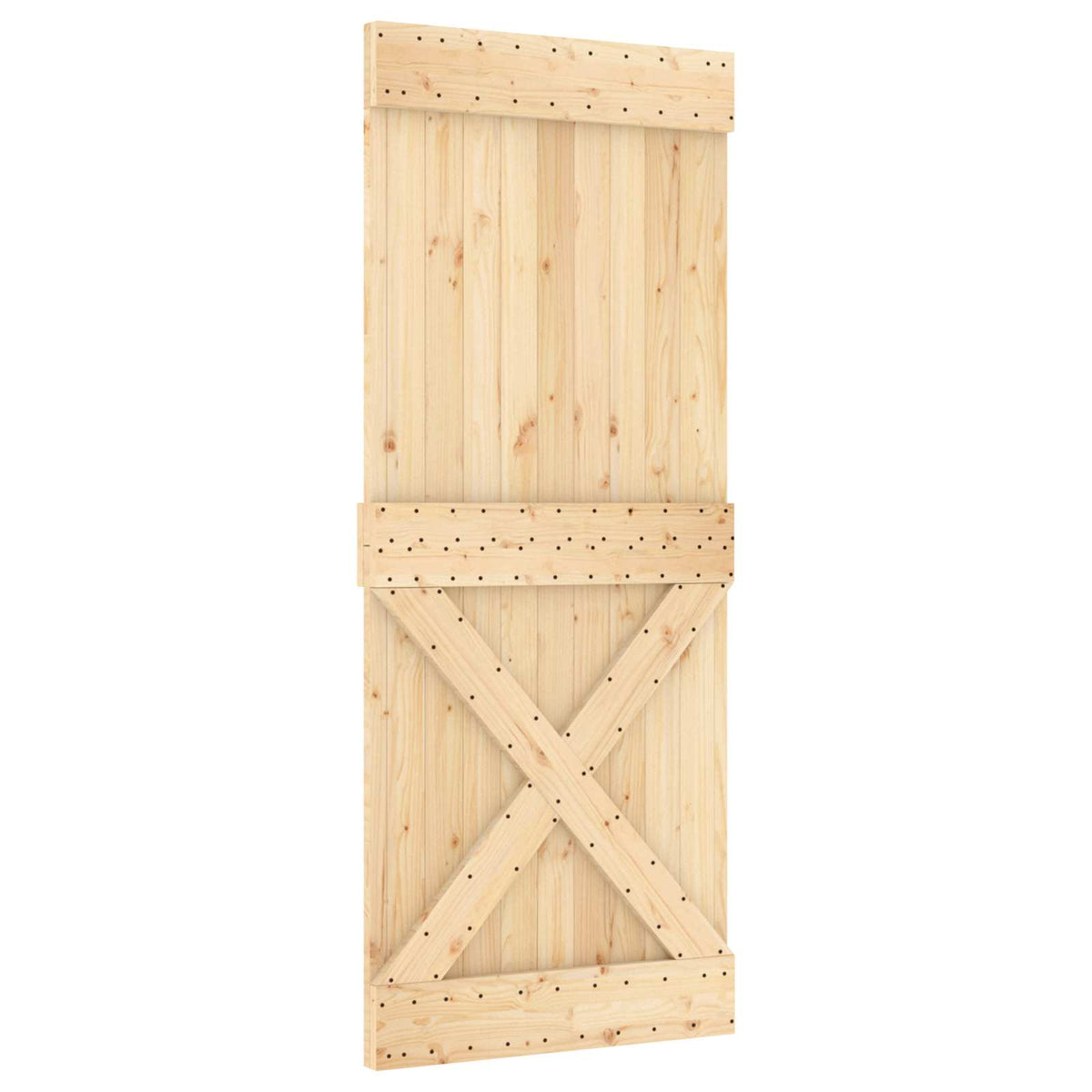 Dveře Narvik Přírodní 85 X 210 Cm Masivní Borové Dřevo