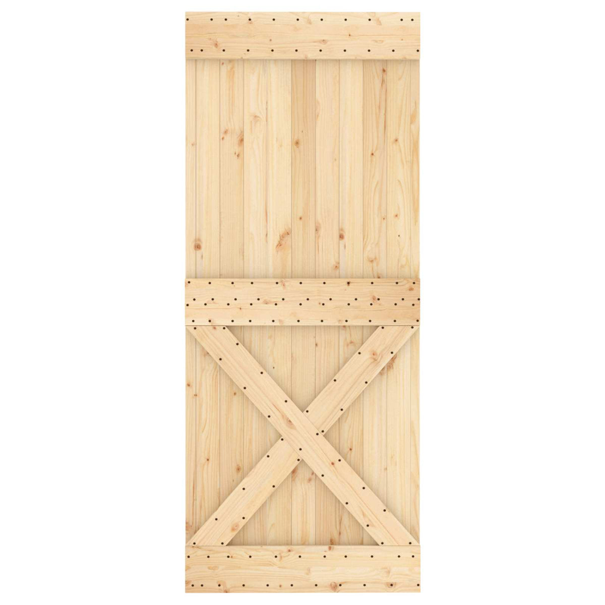 Dveře Narvik Přírodní 85 X 210 Cm Masivní Borové Dřevo