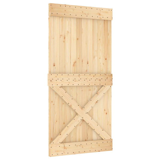 Dveře Narvik Přírodní 100 X 210 Cm Masivní Borové Dřevo