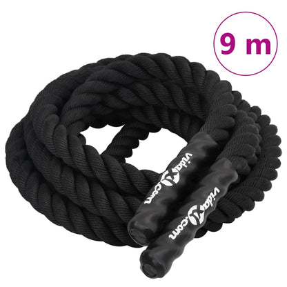 Posilovací Lano Černé 11 Kg Polyester