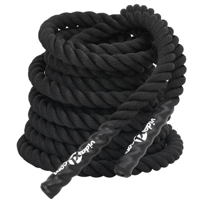 Posilovací Lano Černé 11 Kg Polyester