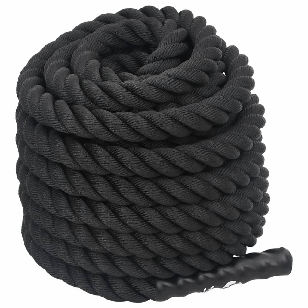 Posilovací Lano Černé 11 Kg Polyester