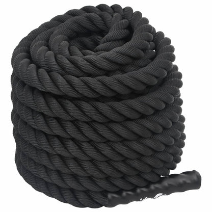 Posilovací Lano Černé 11 Kg Polyester