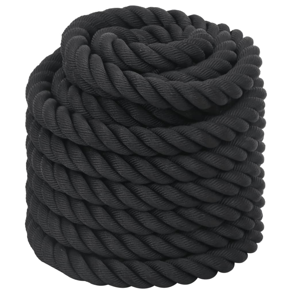 Posilovací Lano Černé 11 Kg Polyester
