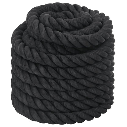 Posilovací Lano Černé 11 Kg Polyester