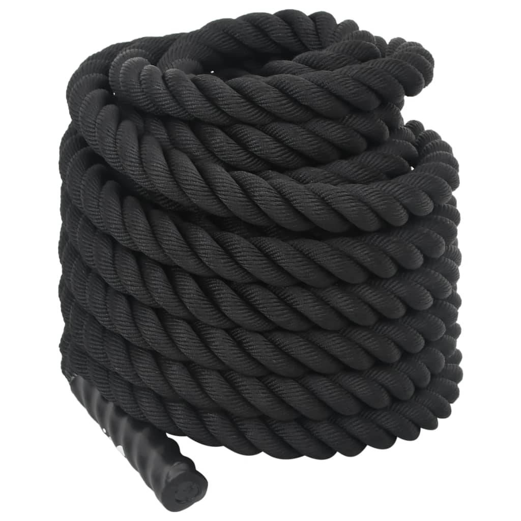 Posilovací Lano Černé 11 Kg Polyester