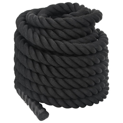 Posilovací Lano Černé 11 Kg Polyester