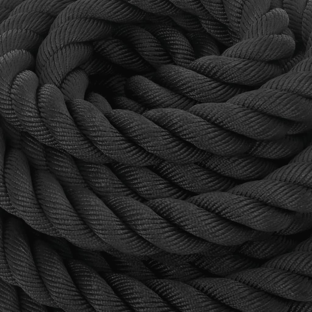 Posilovací Lano Černé 11 Kg Polyester