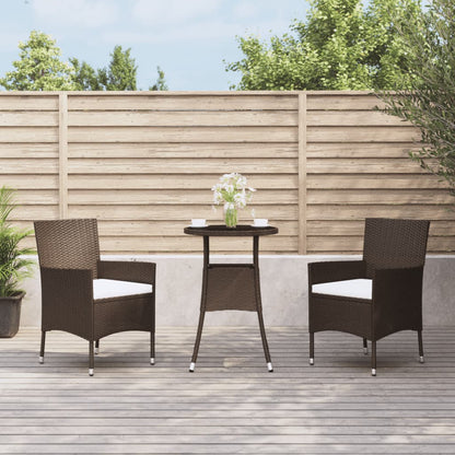 5Dílný Zahradní Bistro Set S Poduškami Béžový Polyratan