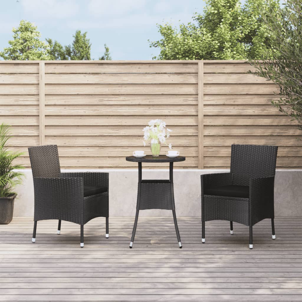 5Dílný Zahradní Bistro Set S Poduškami Béžový Polyratan