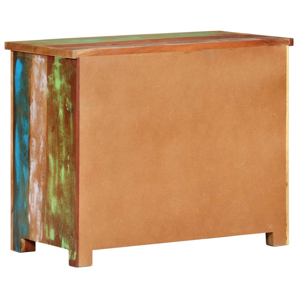 Příborník 68 X 35 X 55 Cm Masivní Recyklované Dřevo