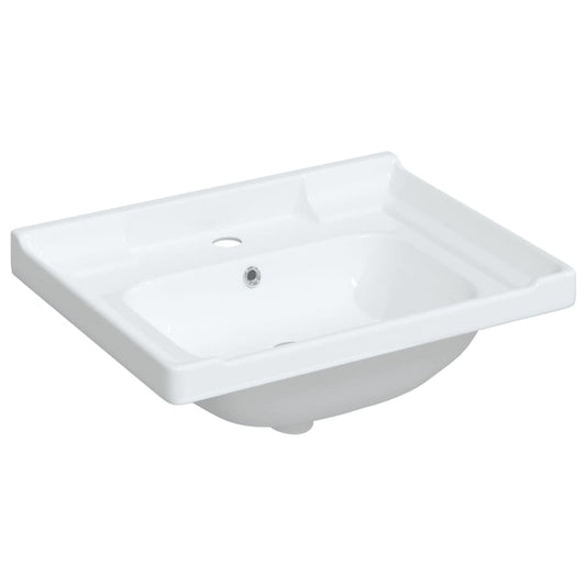 Umyvadlo Do Koupelny Bílé Obdélníkové Keramika