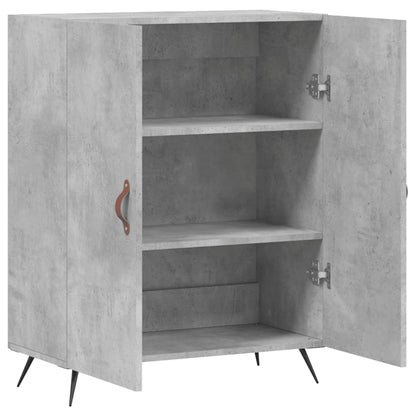 Příborník Betonově Šedý 69,5 X 34 X 90 Cm Kompozitní Dřevo