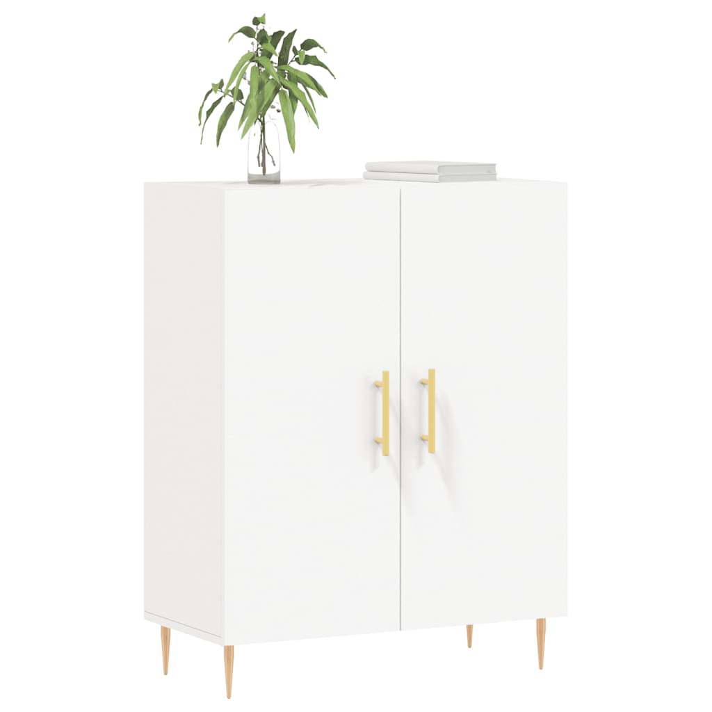 Příborník Bílý 69,5 X 34 X 90 Cm Kompozitní Dřevo