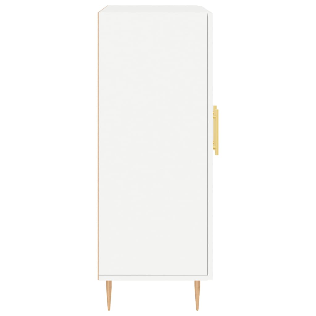 Příborník Bílý 69,5 X 34 X 90 Cm Kompozitní Dřevo