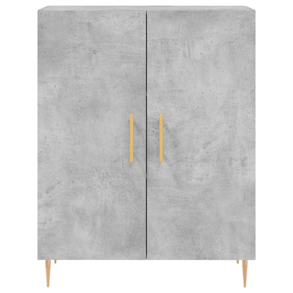Příborník Betonově Šedý 69,5 X 34 X 90 Cm Kompozitní Dřevo