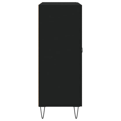 Příborník Černý 69,5 X 34 X 90 Cm Kompozitní Dřevo