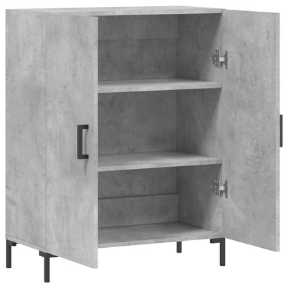 Příborník Betonově Šedý 69,5 X 34 X 90 Cm Kompozitní Dřevo