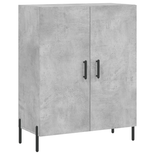 Příborník Betonově Šedý 69,5 X 34 X 90 Cm Kompozitní Dřevo