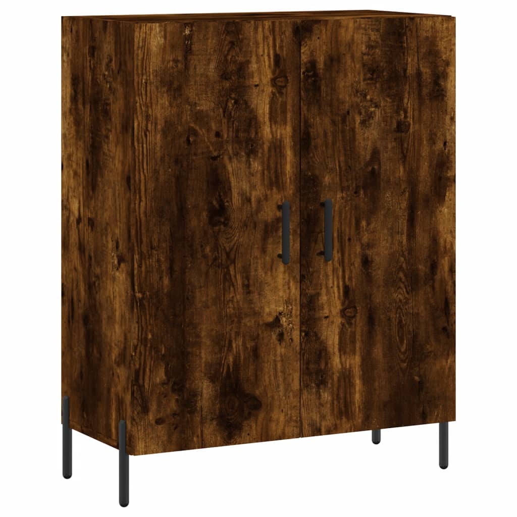 Příborník Kouřový Dub 69,5 X 34 X 90 Cm Kompozitní Dřevo