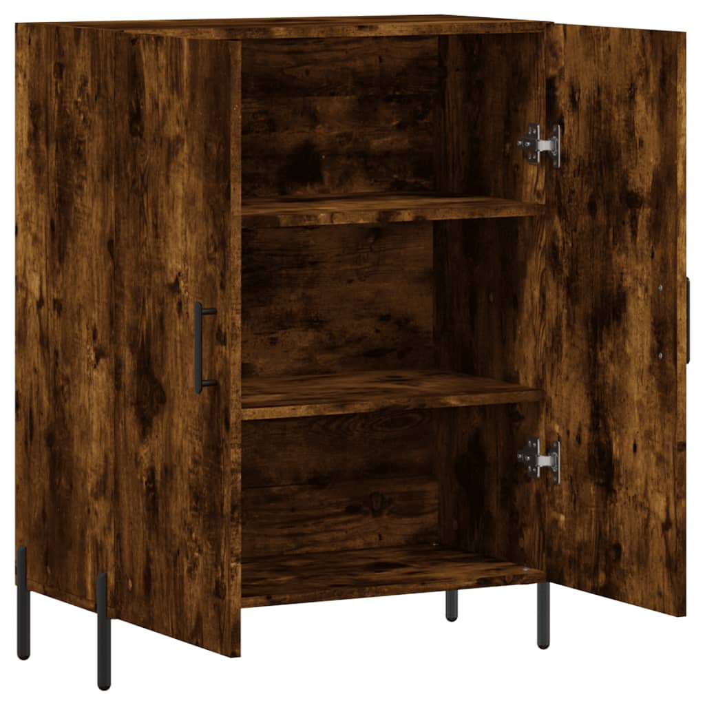Příborník Kouřový Dub 69,5 X 34 X 90 Cm Kompozitní Dřevo