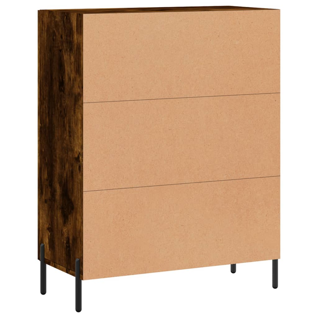 Příborník Kouřový Dub 69,5 X 34 X 90 Cm Kompozitní Dřevo