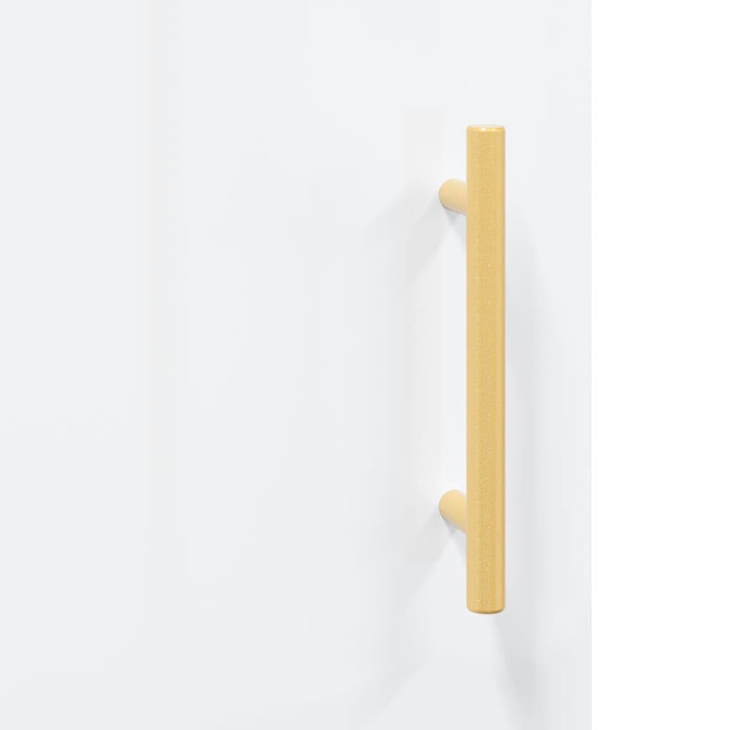 Příborník Bílý S Vysokým Leskem 69,5X34X90 Cm Kompozitní Dřevo