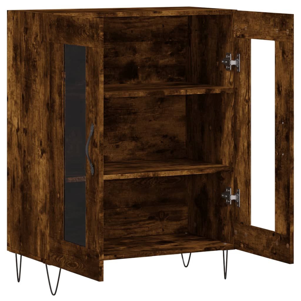 Příborník Kouřový Dub 69,5 X 34 X 90 Cm Kompozitní Dřevo
