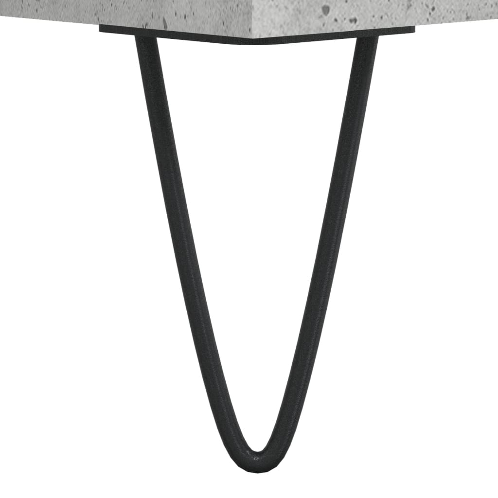 Příborník Betonově Šedý 69,5 X 34 X 90 Cm Kompozitní Dřevo