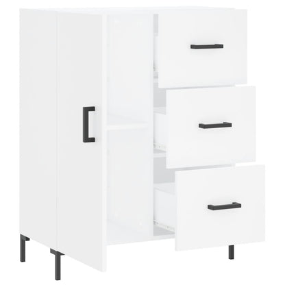 Příborník Bílý 69,5 X 34 X 90 Cm Kompozitní Dřevo