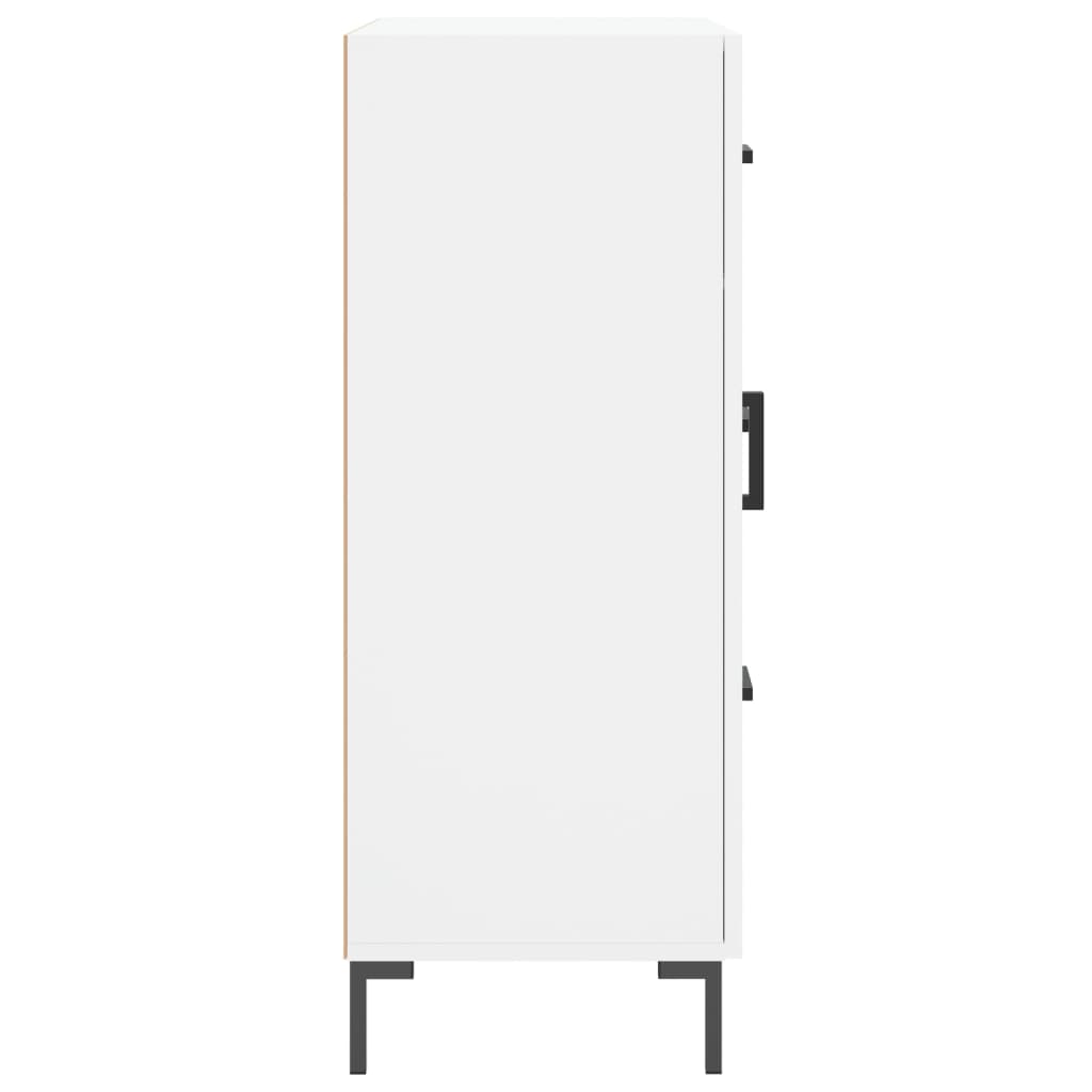 Příborník Bílý 69,5 X 34 X 90 Cm Kompozitní Dřevo