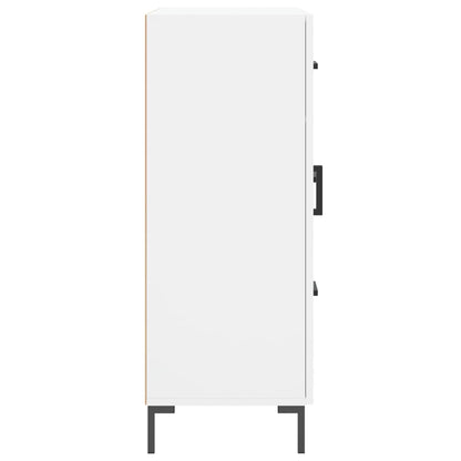 Příborník Bílý 69,5 X 34 X 90 Cm Kompozitní Dřevo