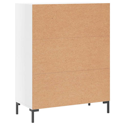Příborník Bílý S Vysokým Leskem 69,5X34X90 Cm Kompozitní Dřevo